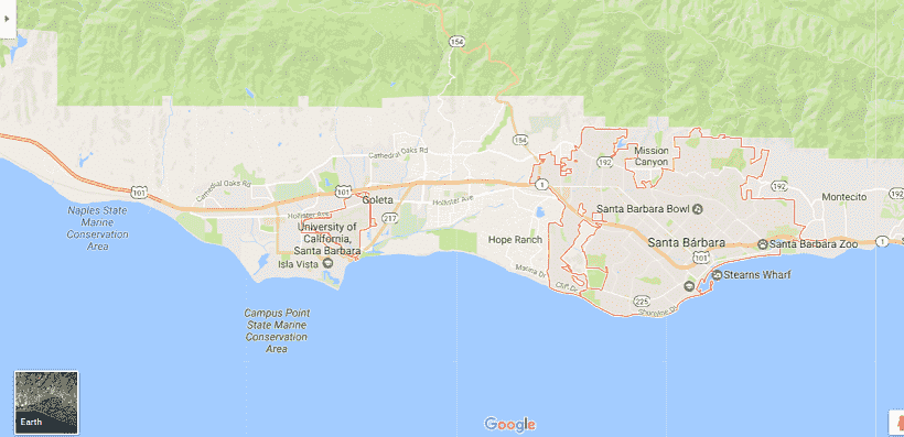 Onde Ficar Em Santa Bárbara: Mapa