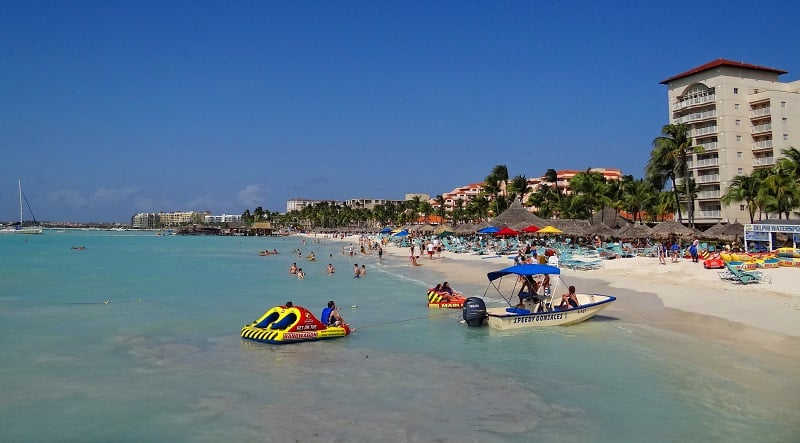 Onde Ficar em Aruba: Palm Beach