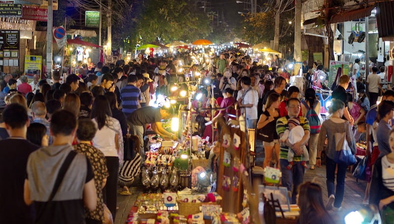 Onde Ficar Em Chiang Mai: Night Bazaar