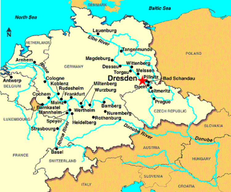 Onde Ficar Em Dresden: Mapa