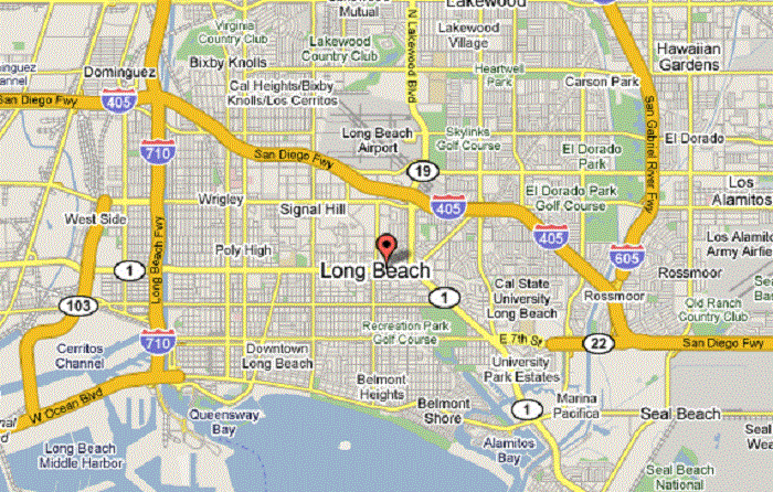 Onde Ficar Em Long Beach: Mapa