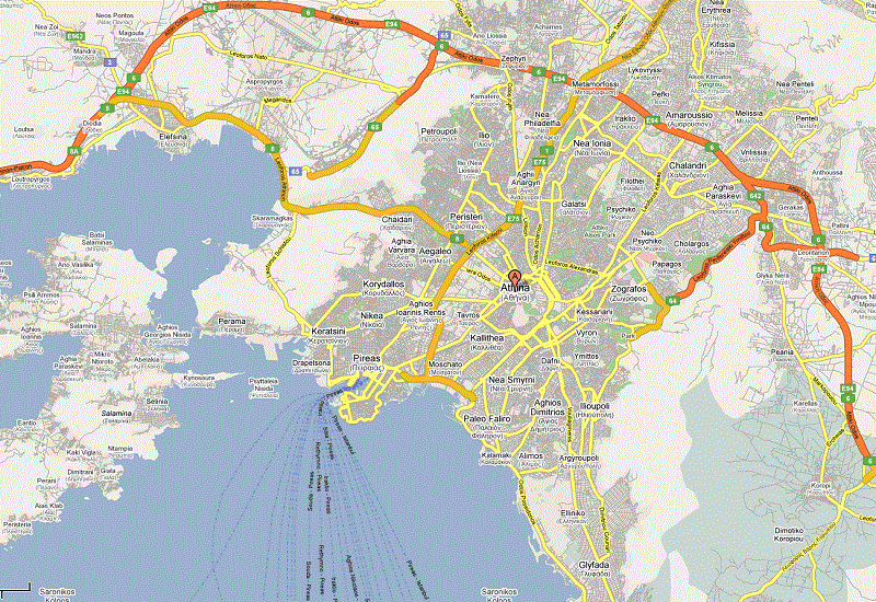 Onde Ficar em Atenas: Mapa