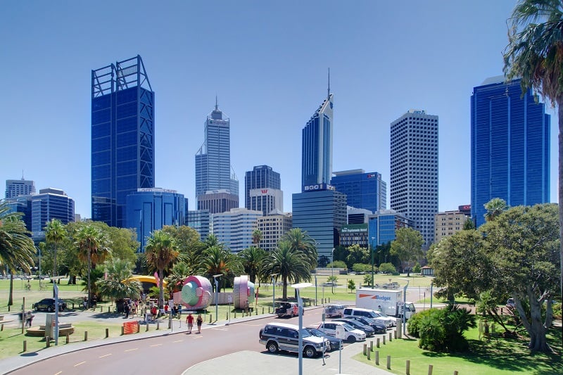 Onde Ficar em Perth: Centro da Cidade