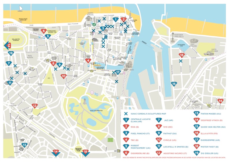 Onde Ficar em Ostend: Mapa