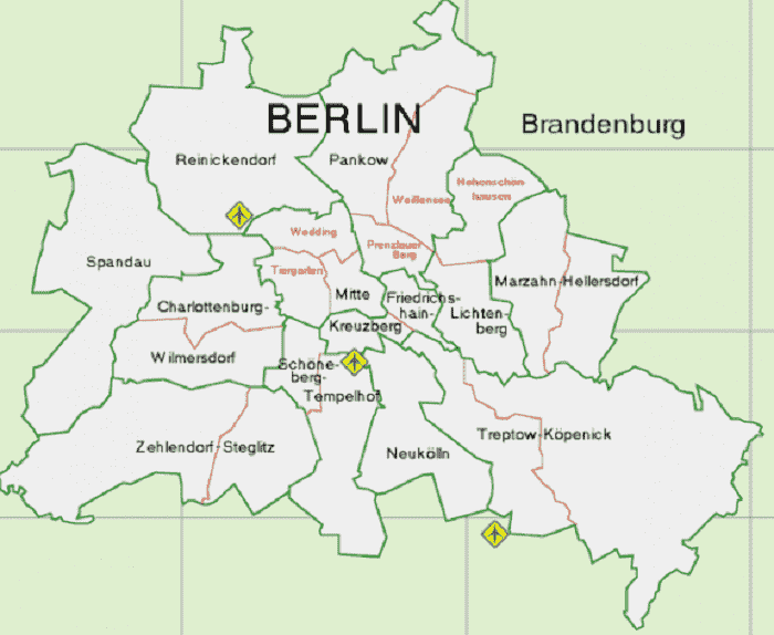 Onde Ficar Em Berlim: Mapa
