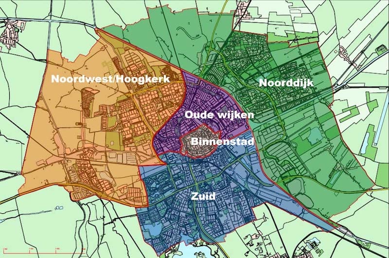 Onde Ficar em Groningen na Holanda: Mapa