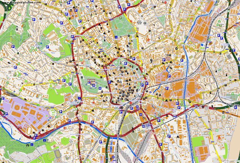Onde Ficar em Brno: Mapa