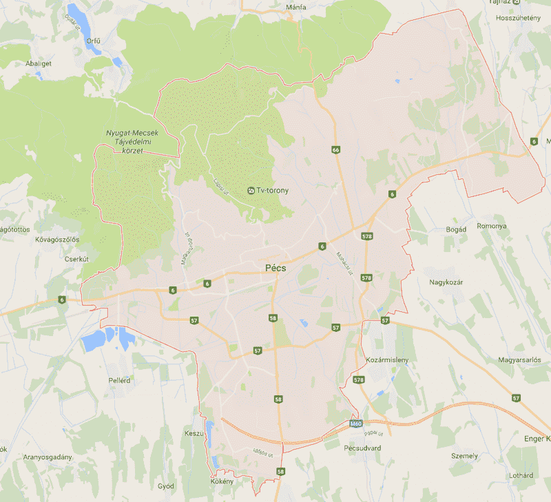 Onde Ficar em Pécs na Hungria: Mapa