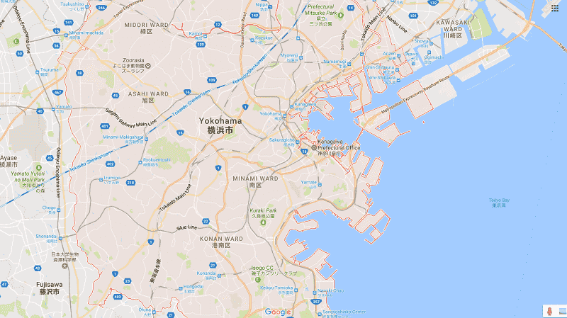 Onde Ficar em Yokohama: Mapa