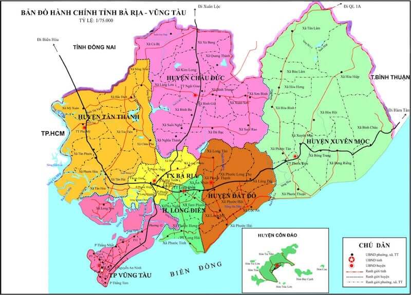 Onde Ficar em Vung Tau no Vietnã: Mapa