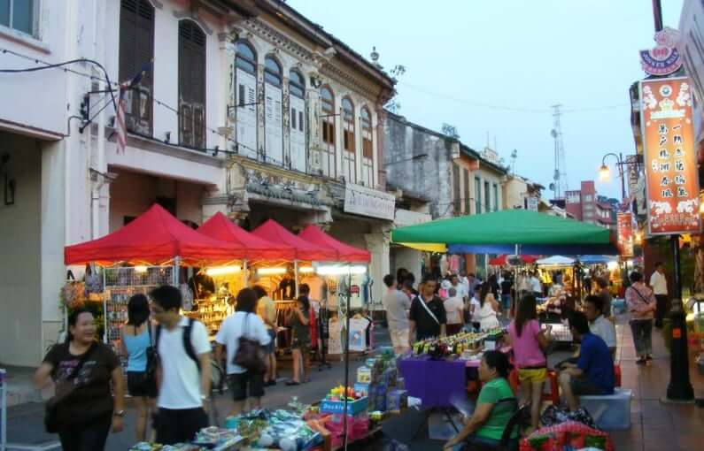 Onde Ficar em Malaca na Malásia: Rua Jalan Hang Jebat
