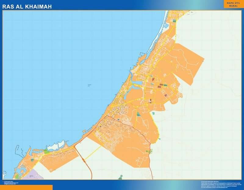 Onde Ficar em Ras al Khaimah: Mapa